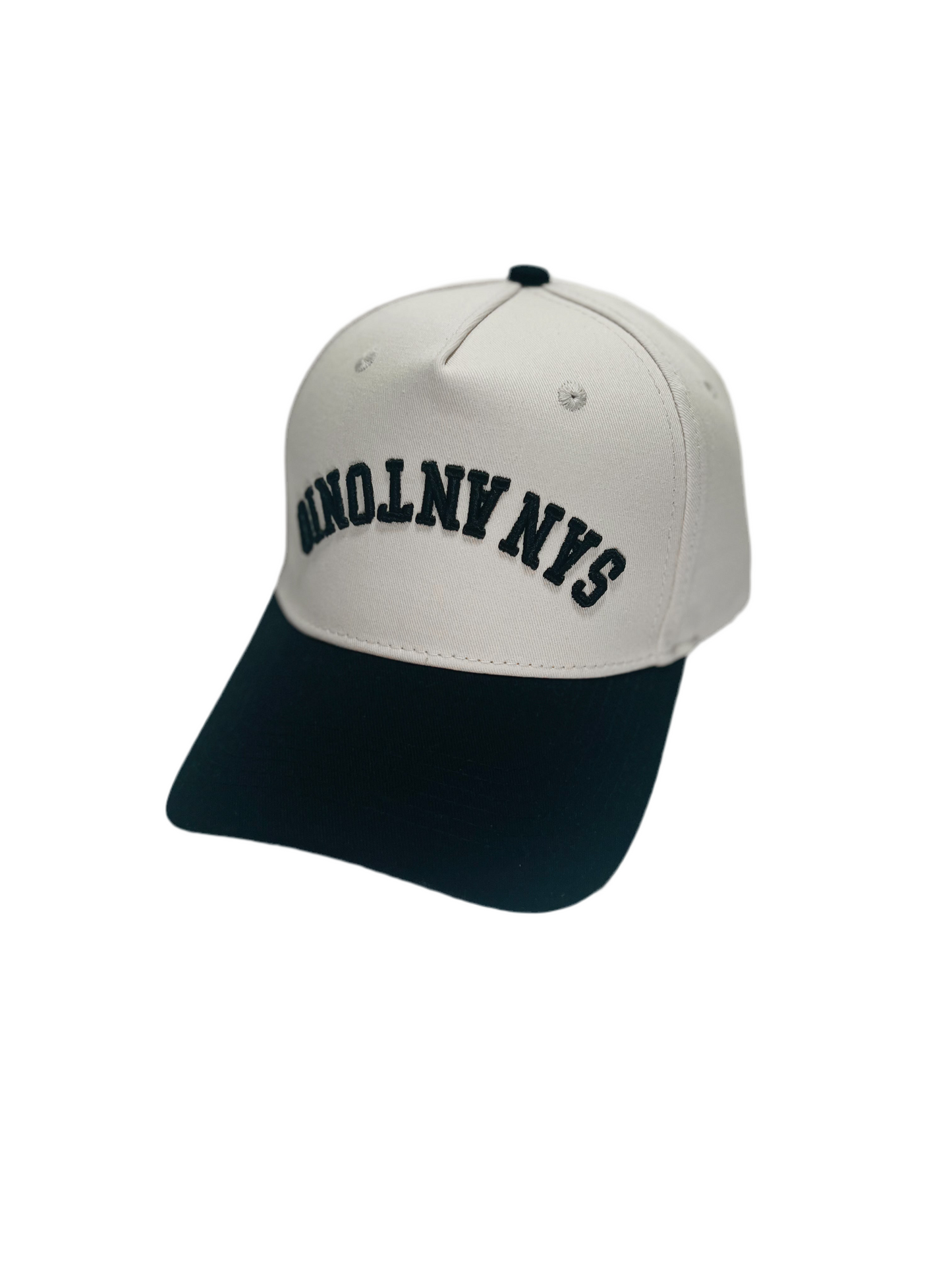 San Antonio Upside Down Hat Black