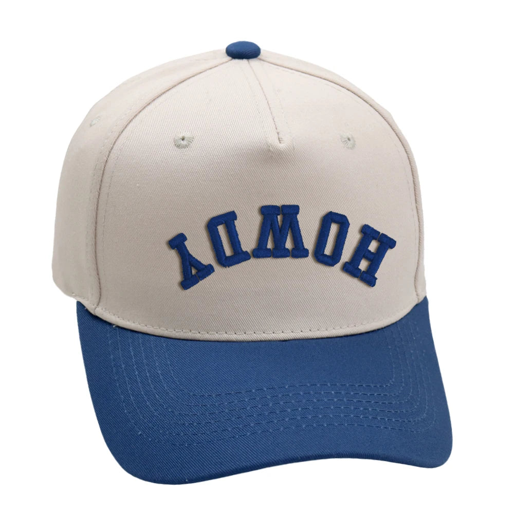 Navy Blue Two-Tone Howdy Hat
