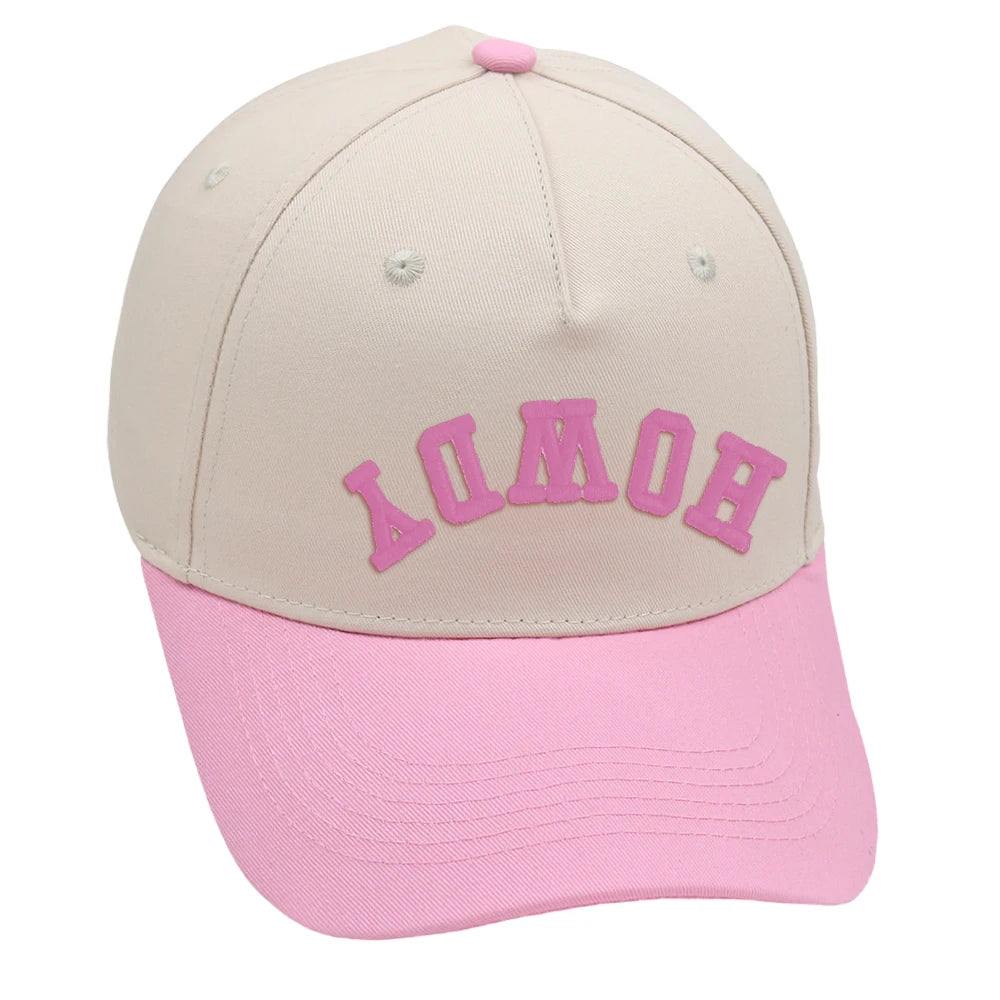 Pink Two-Tone Howdy Hat