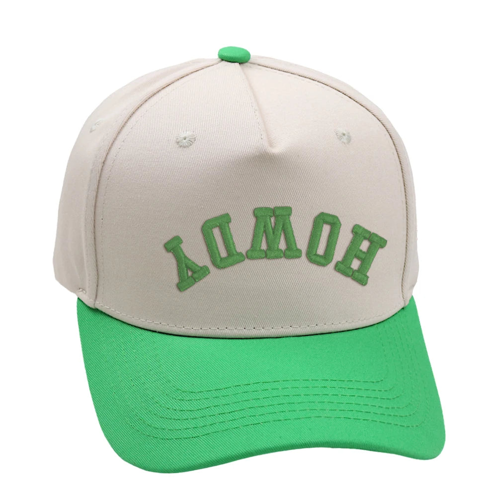 Green Two-Tone Howdy Hat