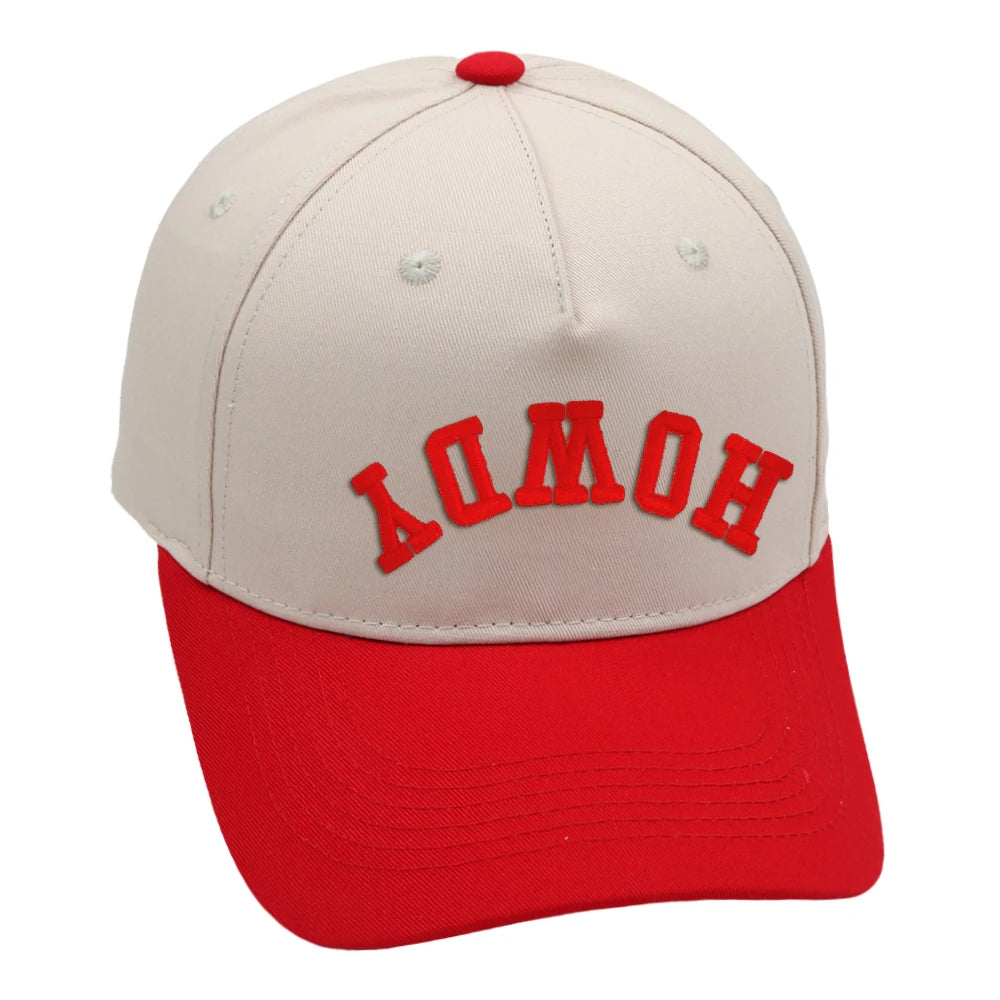 Red Two-Tone Howdy Hat