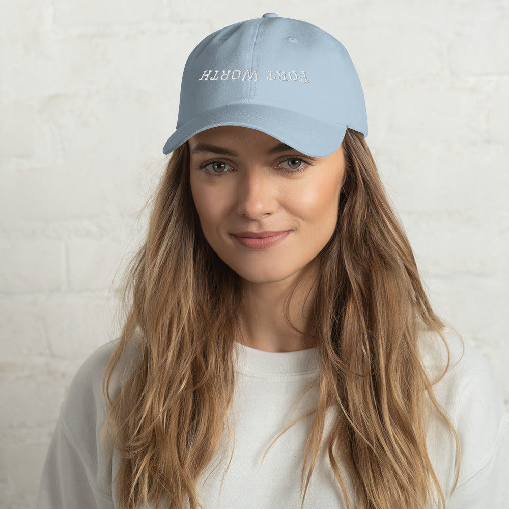 Fort Worth Hat Upside Down