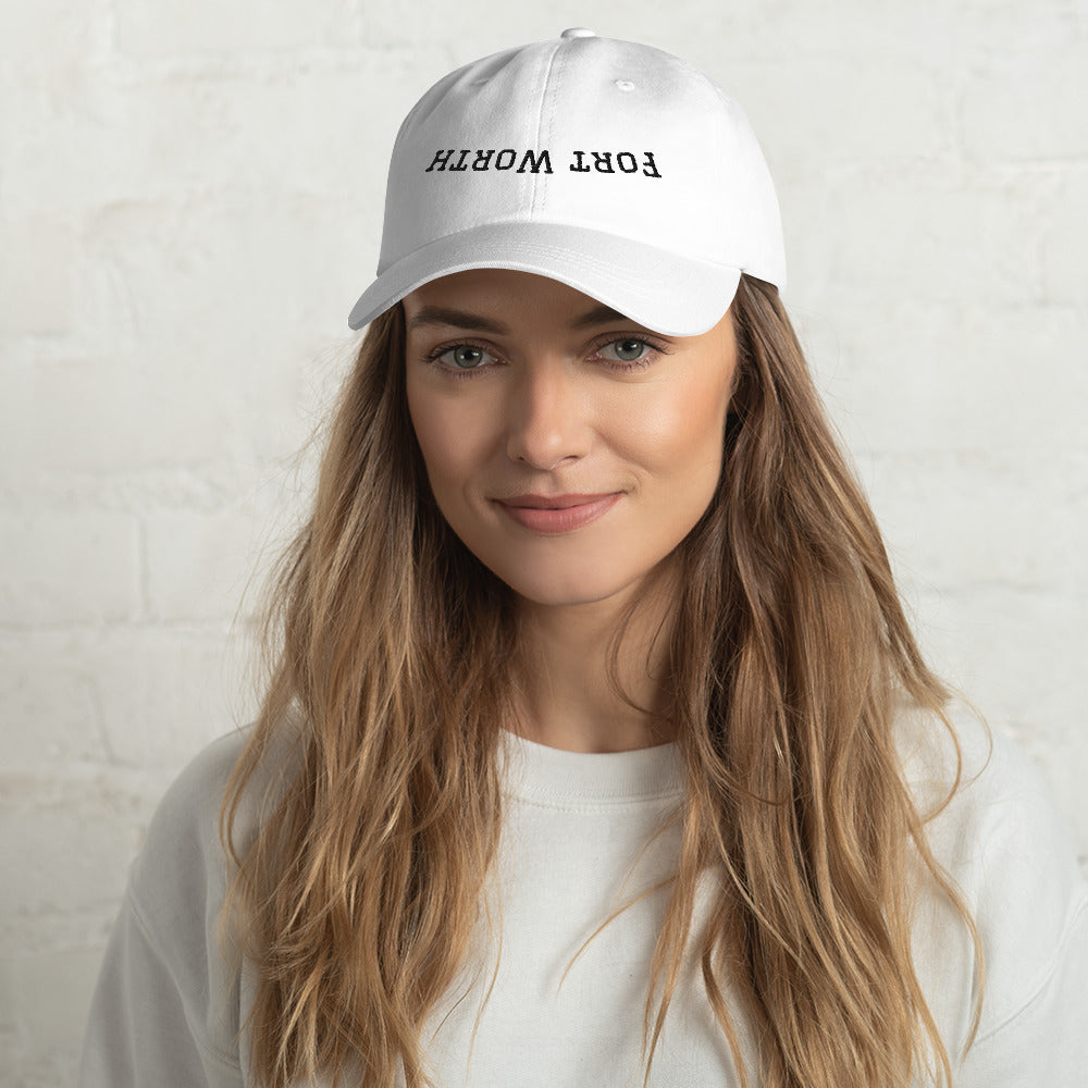 Fort Worth Hat Upside Down