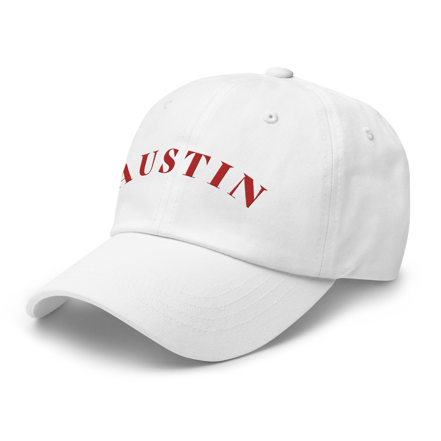Austin Athletic Hat White | Red