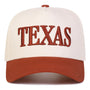 Texas Signature Series Orange Hat featuring premium 3D embroidery and adjustable design for all head sizes.