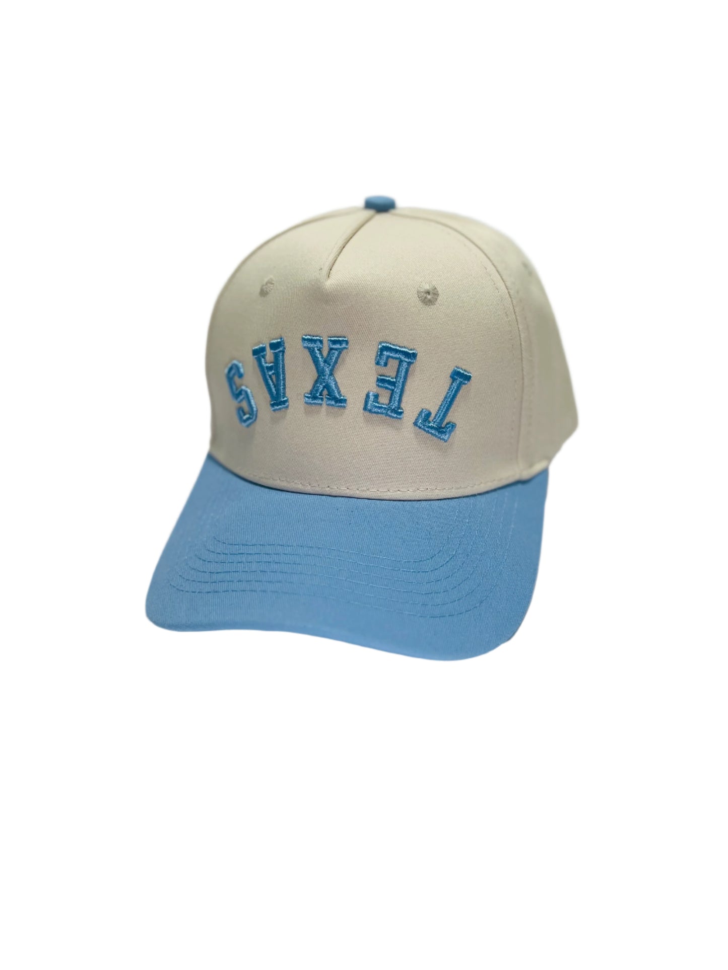 Texas Upside Down Hat Sky Blue