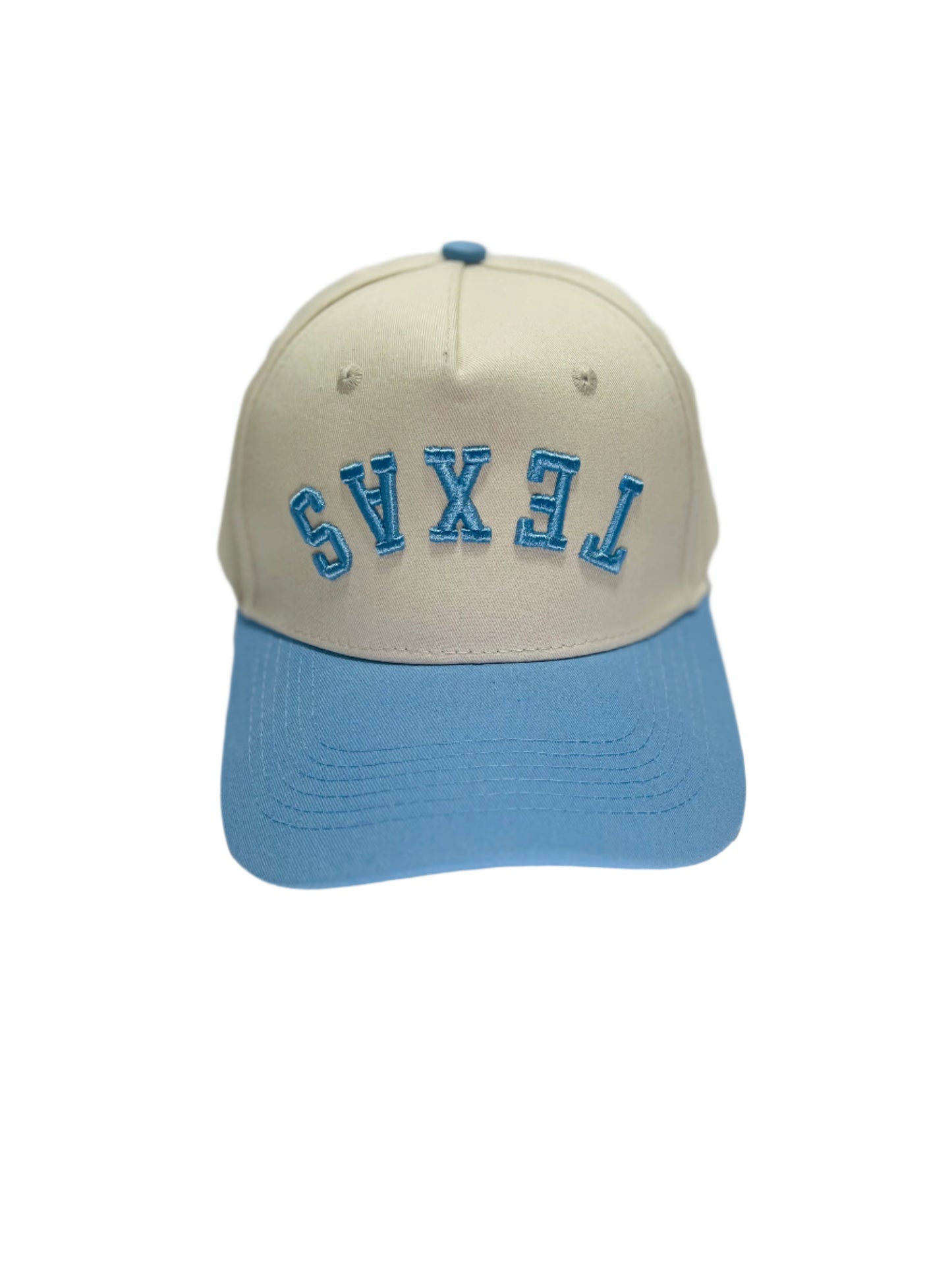 Texas Upside Down Hat Sky Blue