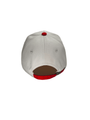 Back view of the Houston Hat Red, featuring adjustable buckle and premium 3D embroidery for lasting style.