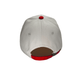Back view of the Houston Hat Red, featuring adjustable buckle and premium 3D embroidery for lasting style.