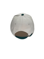 Back view of the Dallas Hat in green with adjustable buckle and premium 3D embroidery.