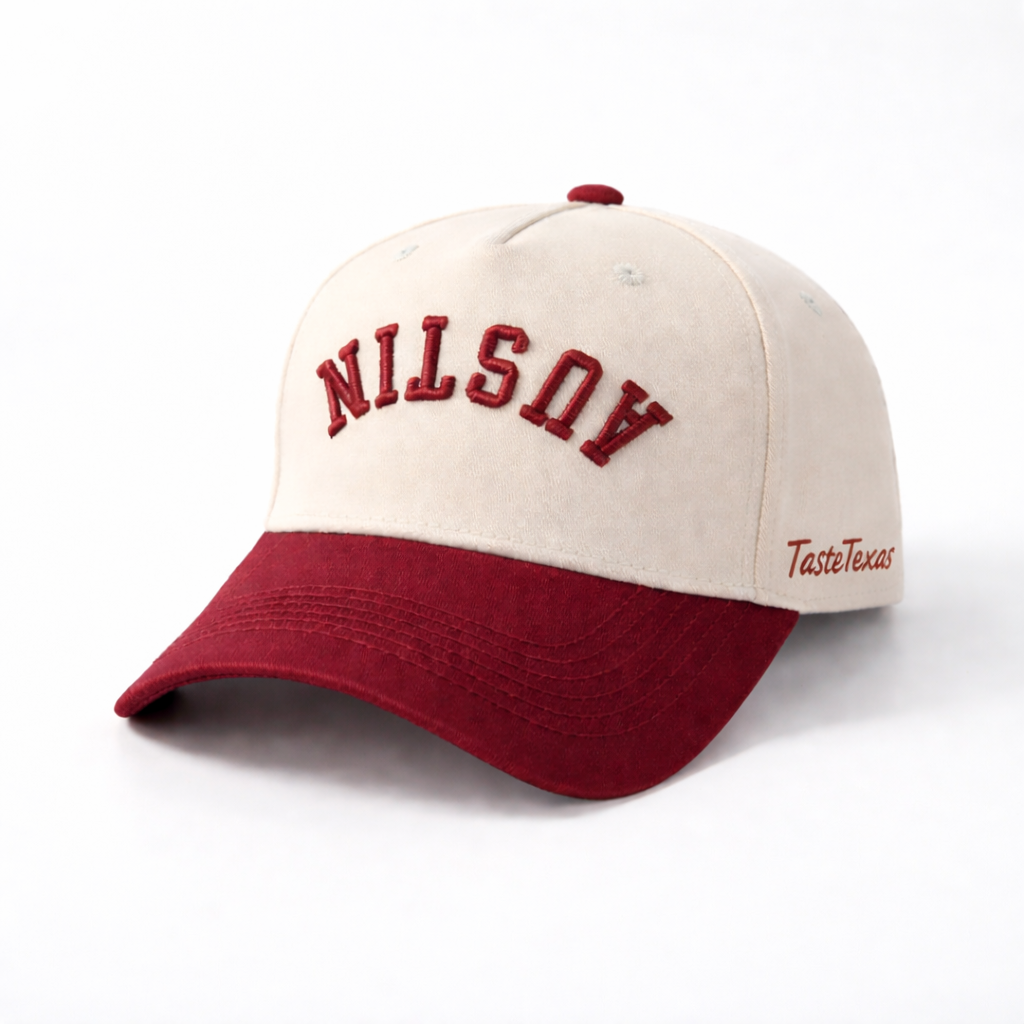 Austin Upside Down Hat Burgundy