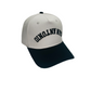 San Antonio Upside Down Hat in black and white with premium 3D embroidery, adjustable buckle, unisex design.