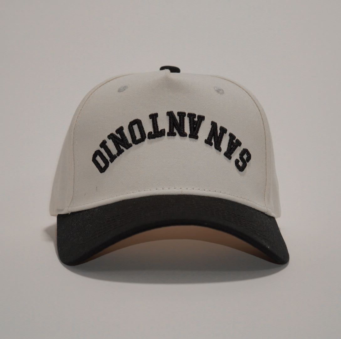 San Antonio Upside Down Hat Black