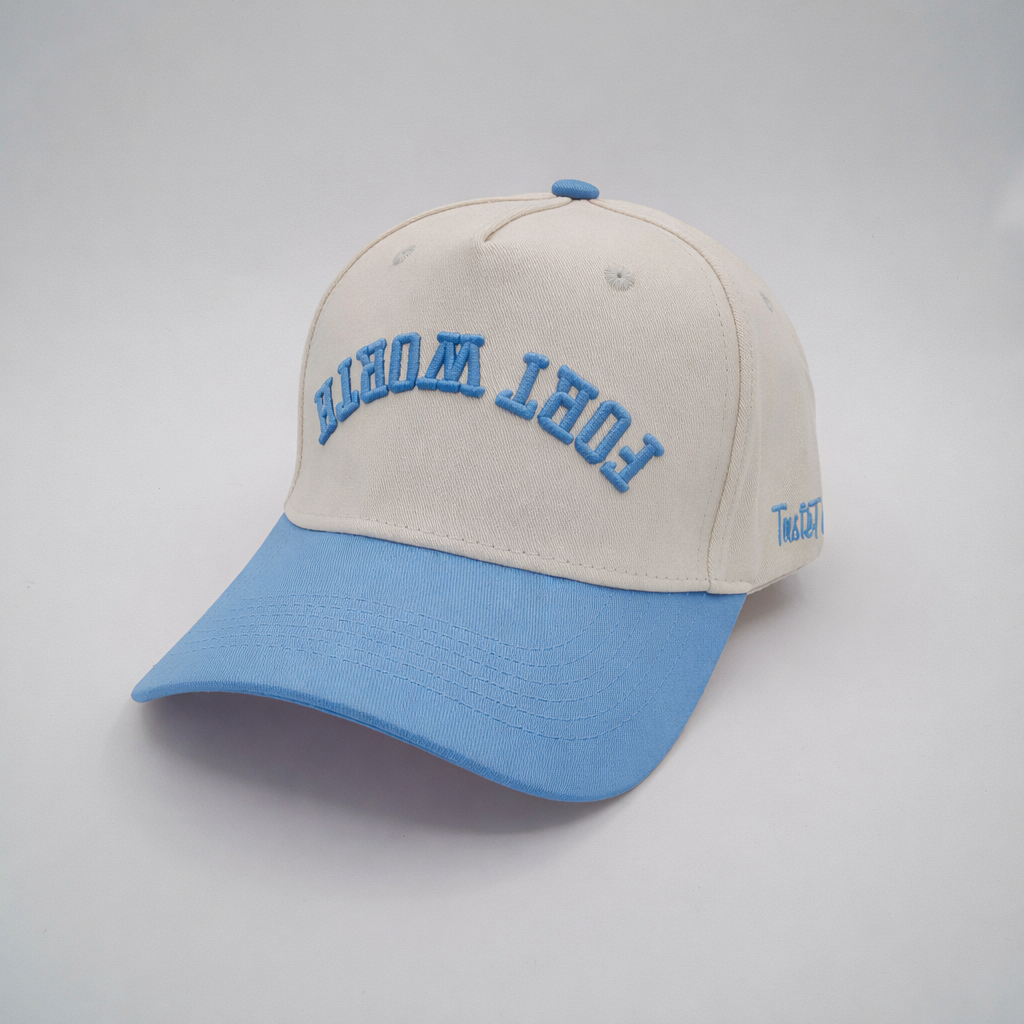 Fort Worth Upside Down Hat Sky Blue
