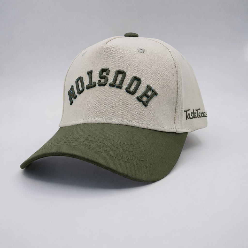 Houston Upside Down Hat Olive