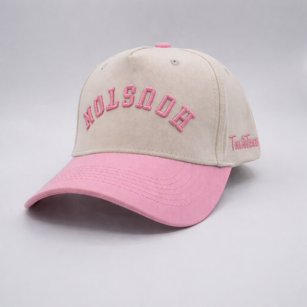 Houston Upside Down Hat Pink