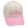 Austin Upside Down Hat in pink with premium 3D embroidery and adjustable buckle for all sizes.