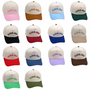 Collection of Fort Worth upside down hats in various colors with 3D embroidery and adjustable buckle design.