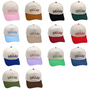 Collection of Dallas hats in various colors with premium 3D embroidery, adjustable for a perfect fit.