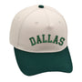 Dallas hat with 3D embroidery, unisex design, adjustable buckle, and premium materials for comfort.