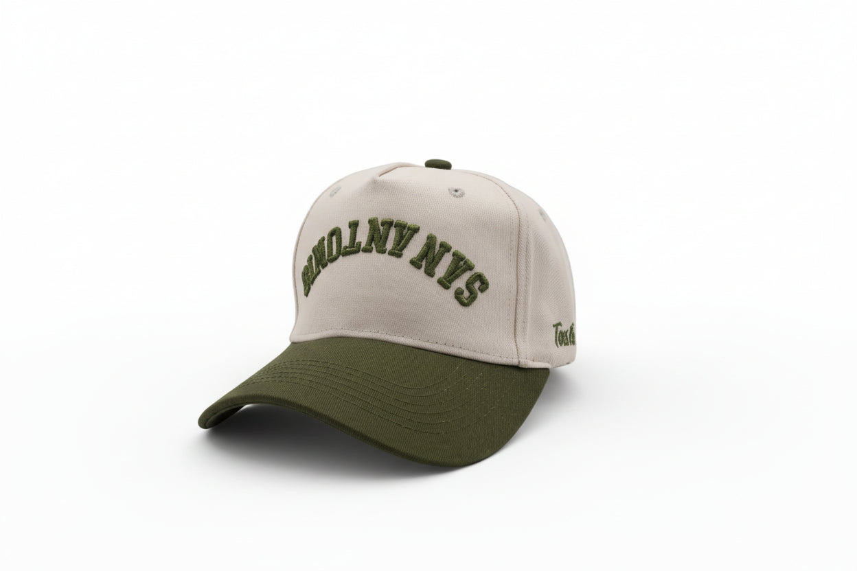 San Antonio Upside Down Hat Olive