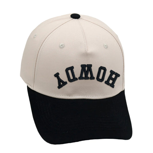 Black Two-Tone Howdy Hat