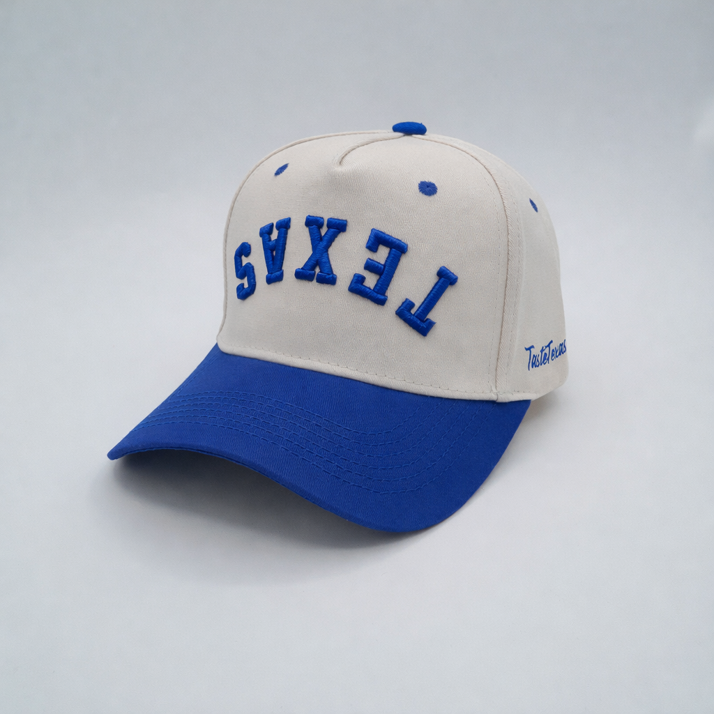 Texas Upside Down Hat Blue