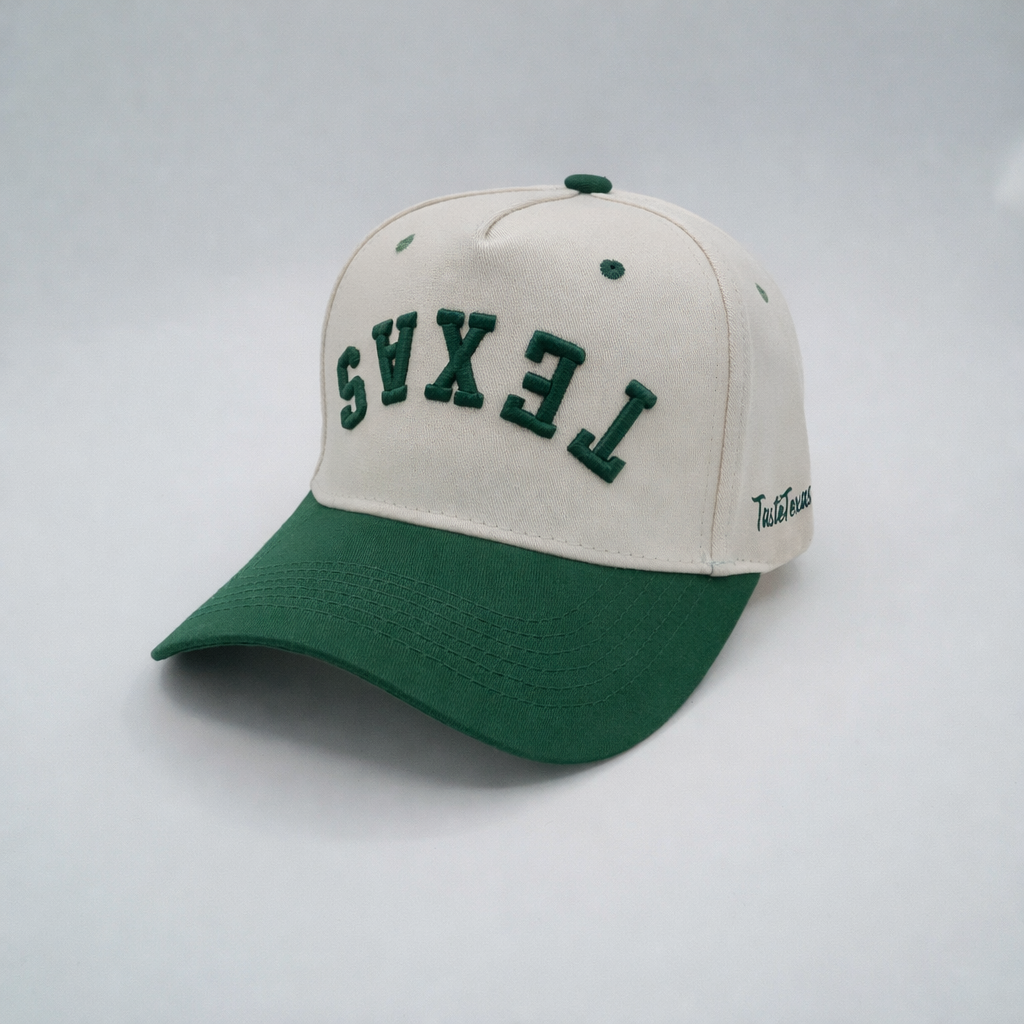 Texas Upside Down Hat Green