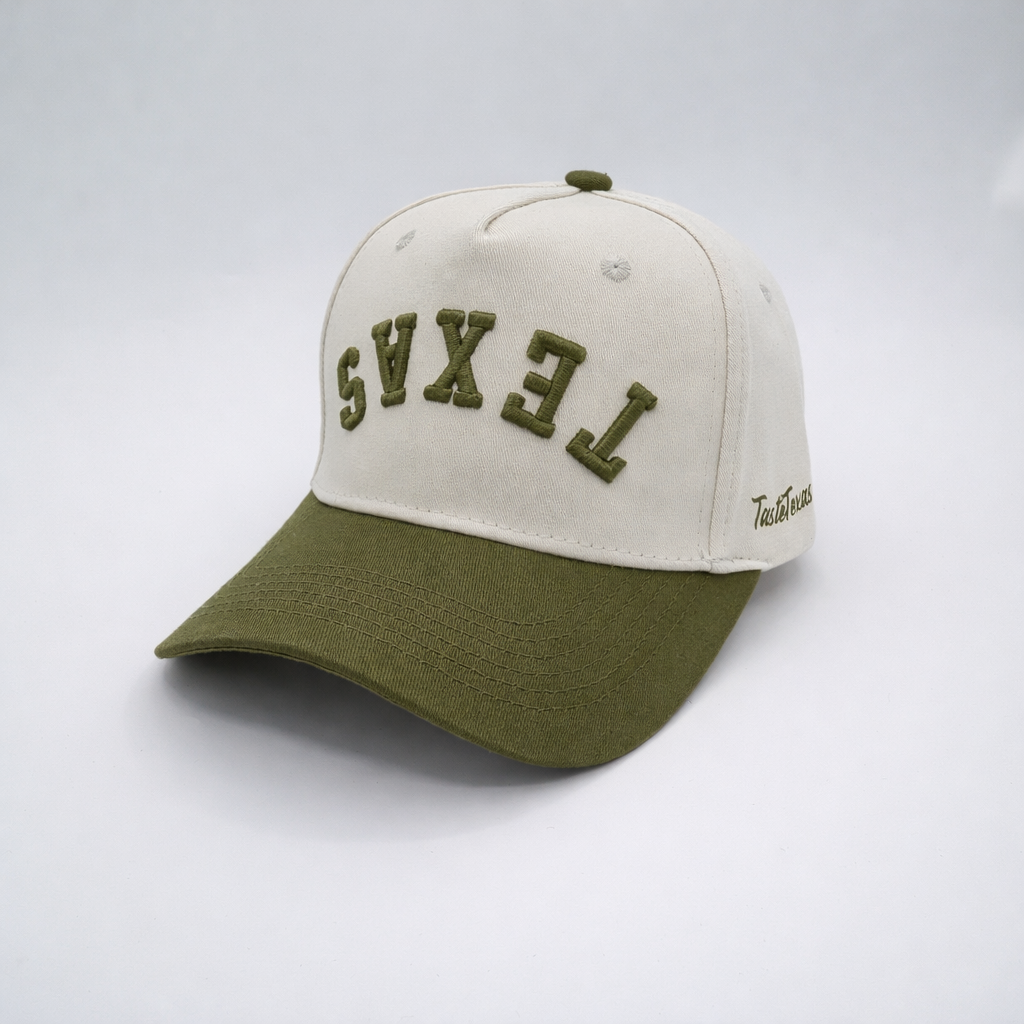 Texas Upside Down Hat Olive