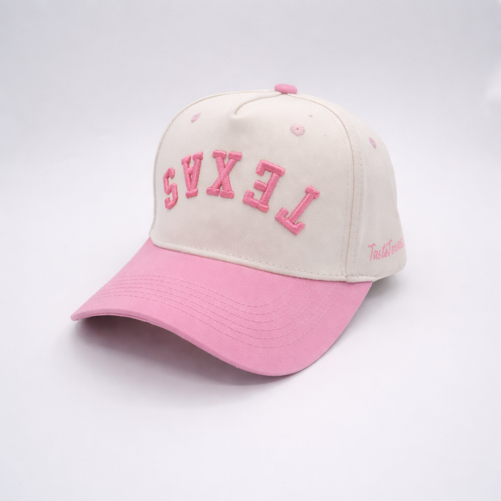 Texas Upside Down Hat Pink