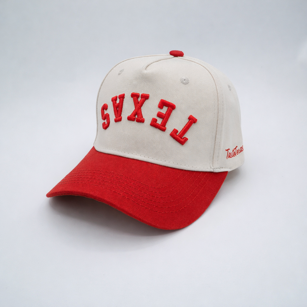 Texas Upside Down Hat Red