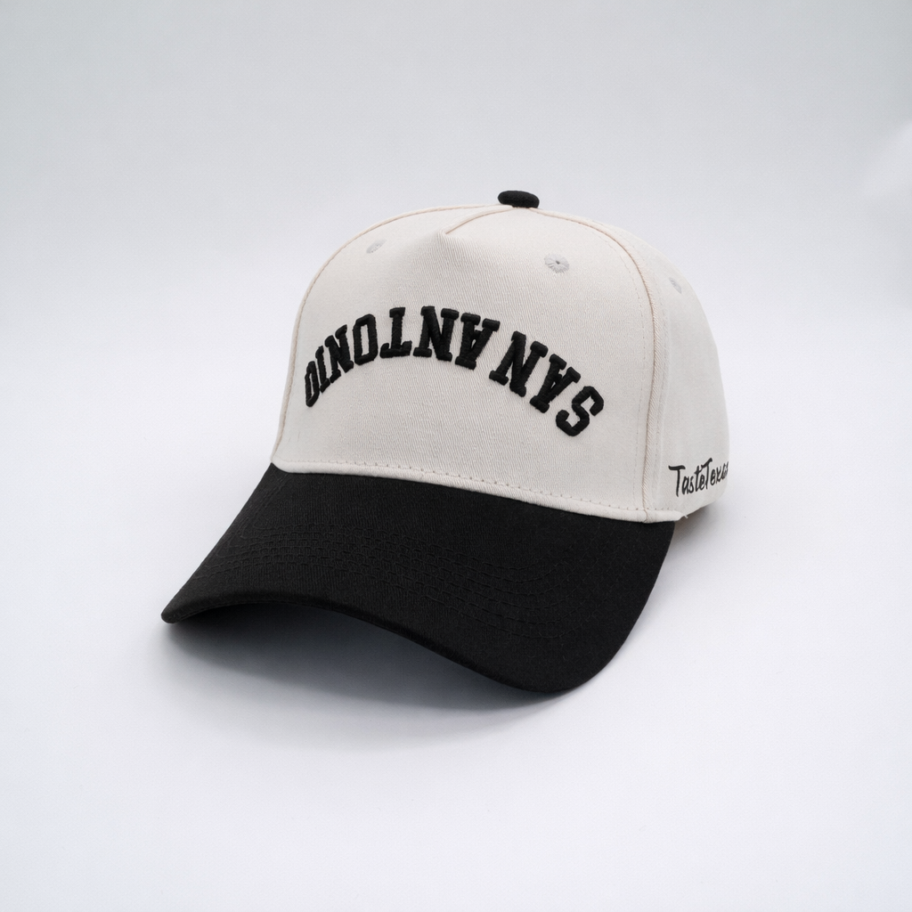 San Antonio Upside Down Hat Black