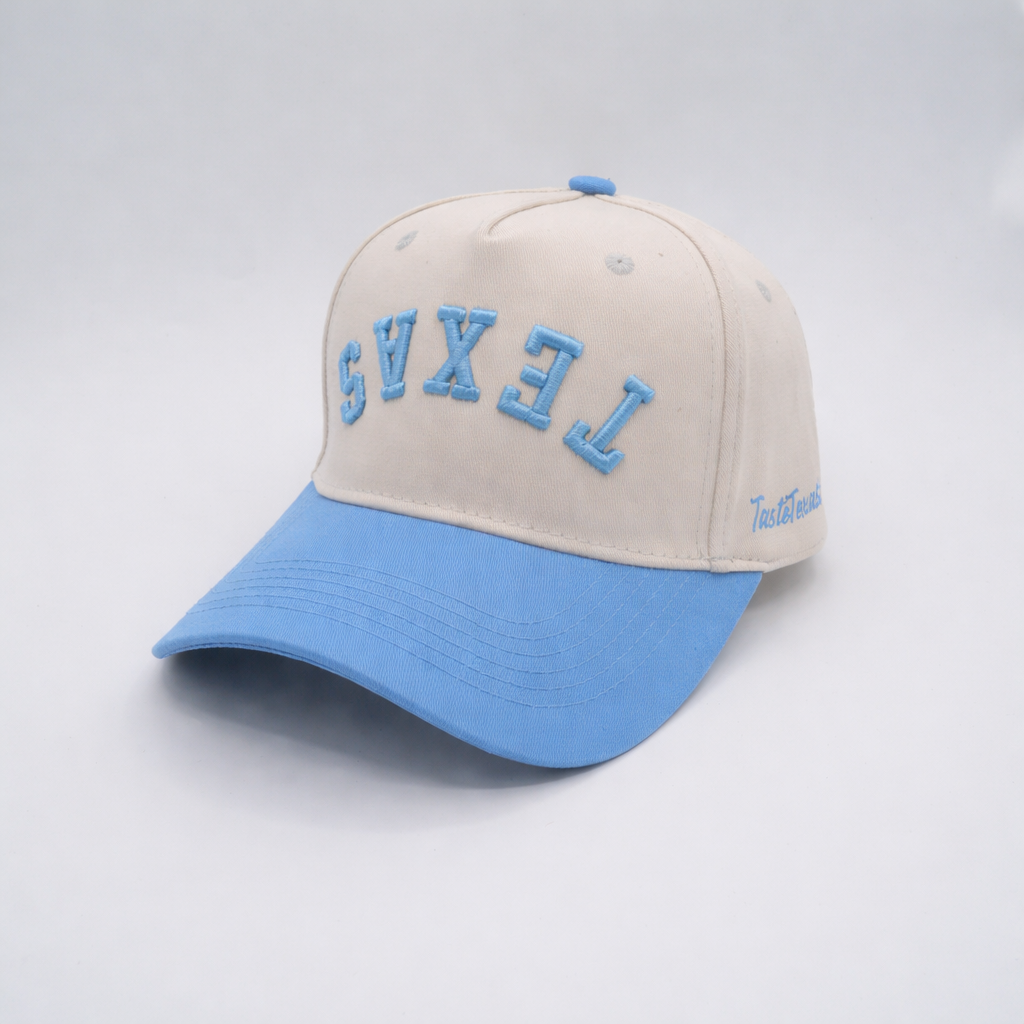 Texas Upside Down Hat Sky Blue
