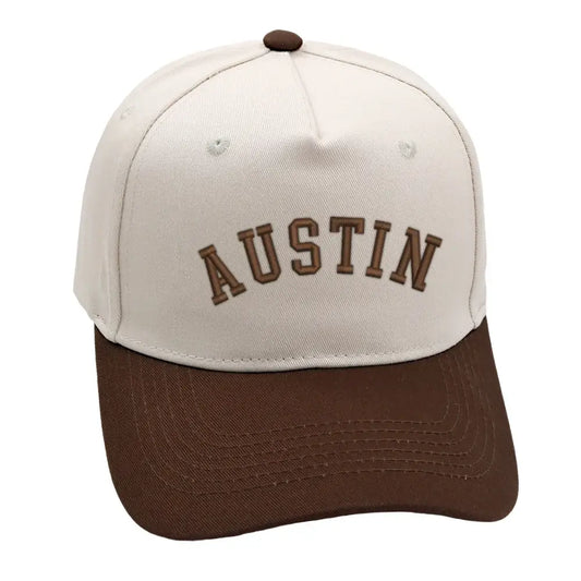 Austin Hat Espresso with unisex design, 3D embroidery, and adjustable buckle for a perfect fit.