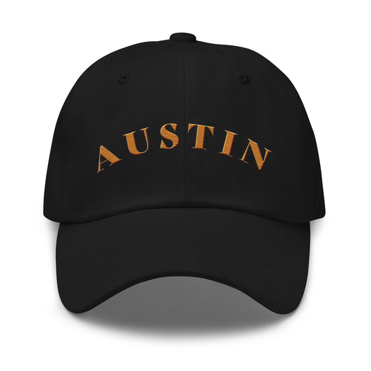 Austin Athletic Hat Black | Orange