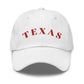 Texas Athletic Hat White | Red