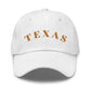 Texas Athletic Hat White | Orange