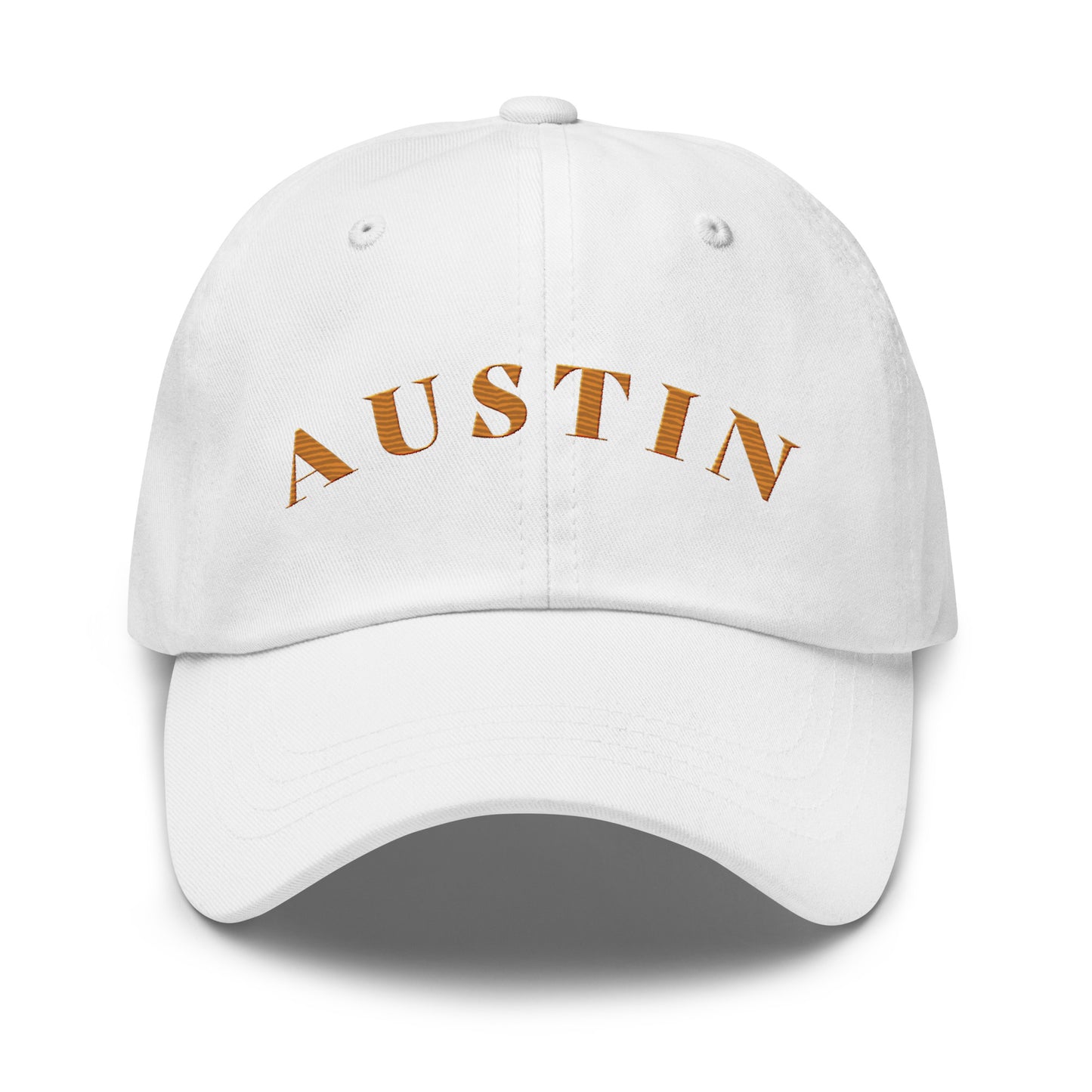 Austin Athletic Hat White | Orange