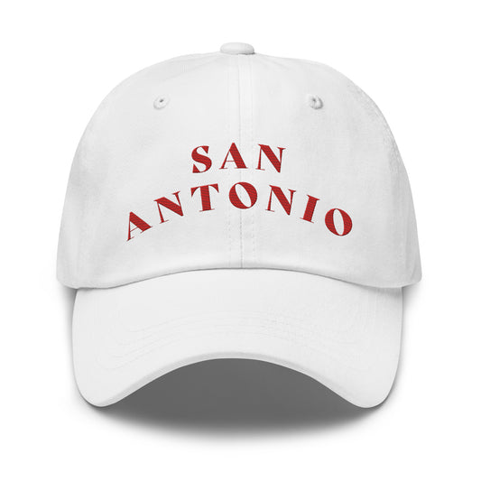 San Antonio Athletic Hat White | Red