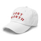 Fort Worth Athletic Hat White | Red