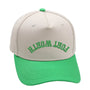 Light green Fort Worth upside down hat with premium 3D embroidery and adjustable buckle. Unisex design, one size fits all.