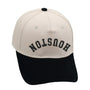 Houston Upside Down Hat in black with premium 3D embroidery and adjustable buckle for a perfect fit.