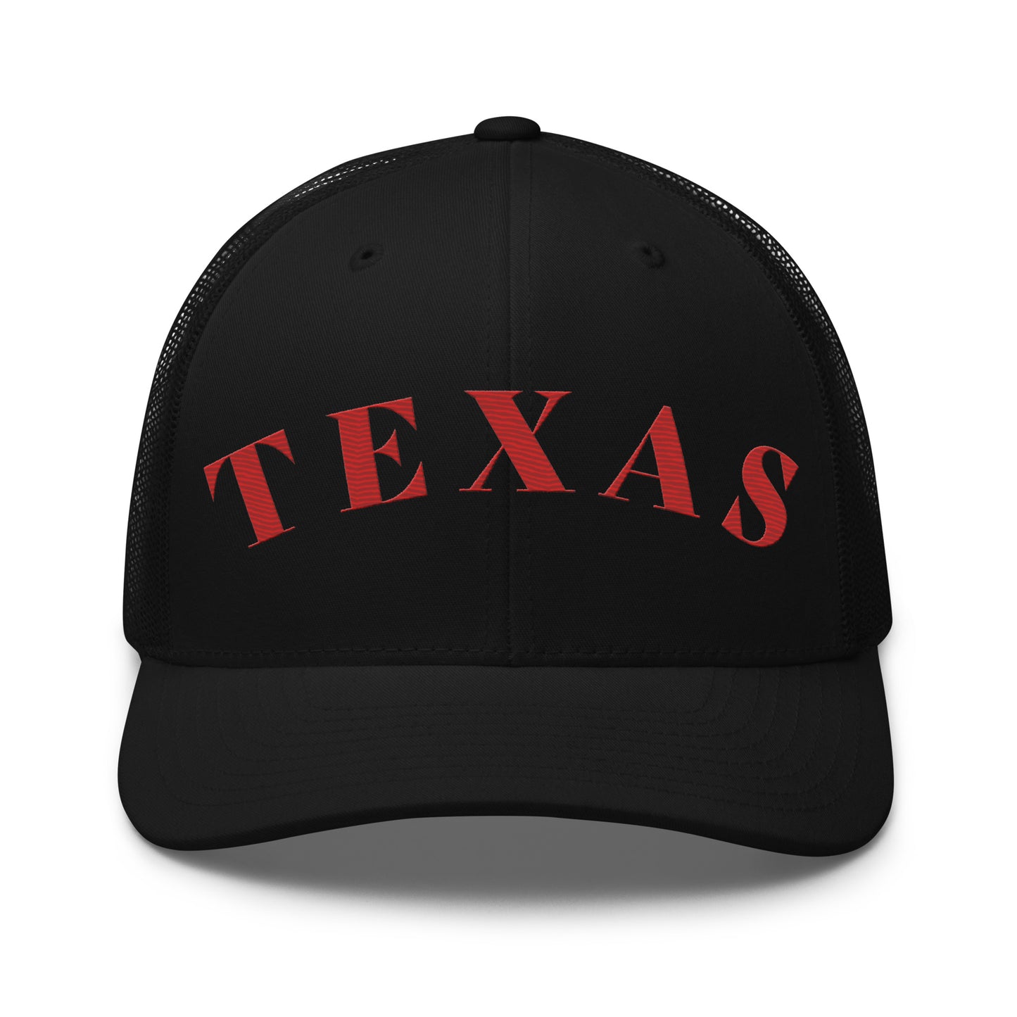 Texas Trucker Hat Black | Red