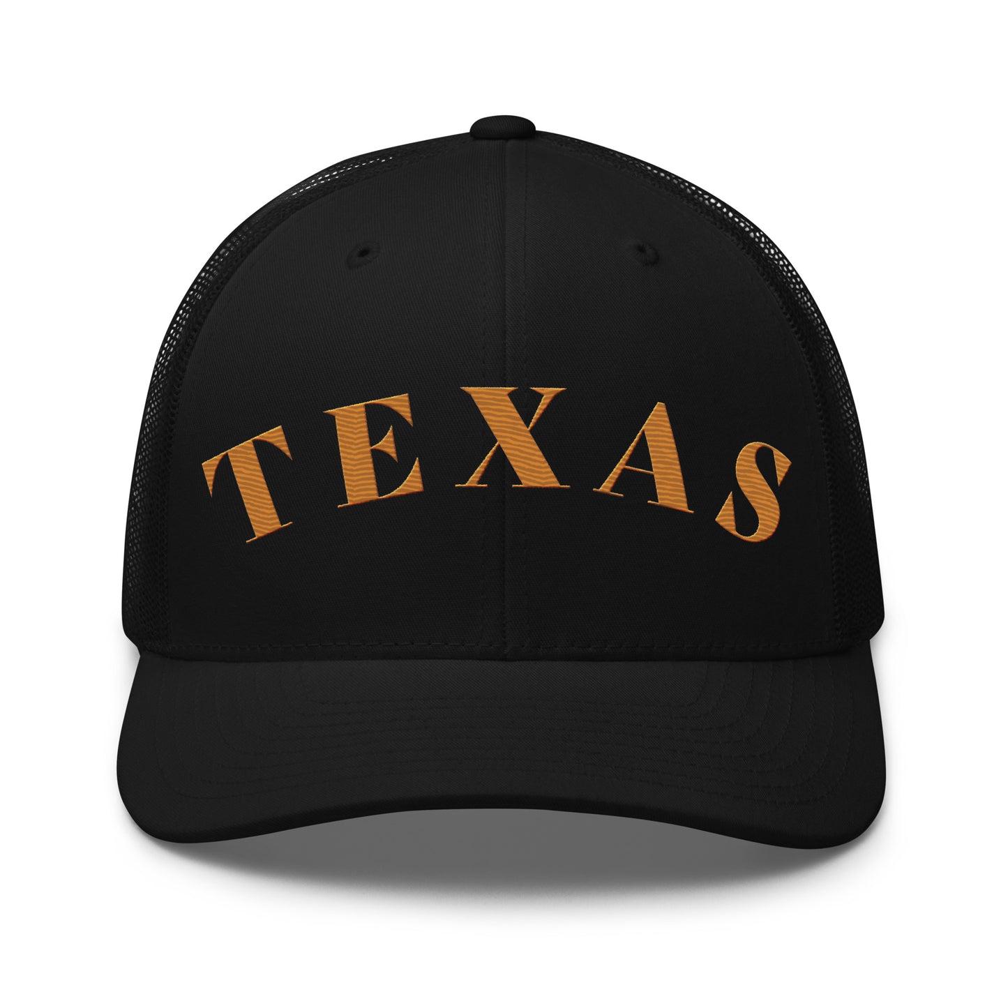 Texas Trucker Hat Black | Orange