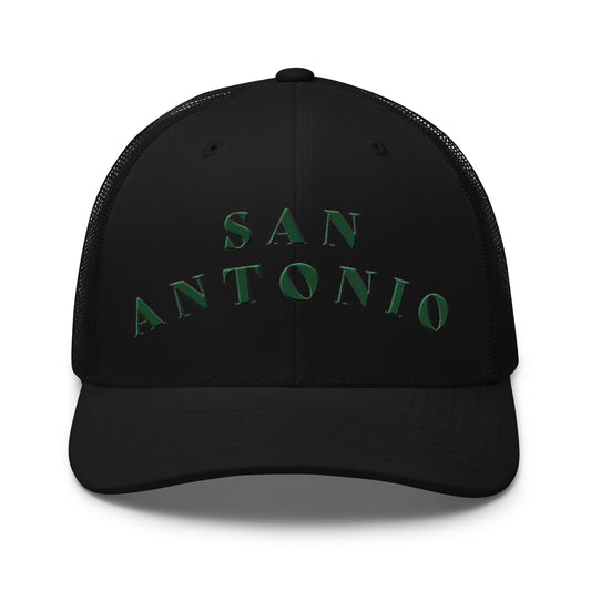 San Antonio Trucker Hat Black | Green