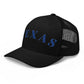 Texas Trucker Hat Black | Blue