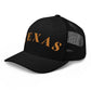 Texas Trucker Hat Black | Orange