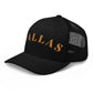 Dallas Trucker Hat Black | Orange