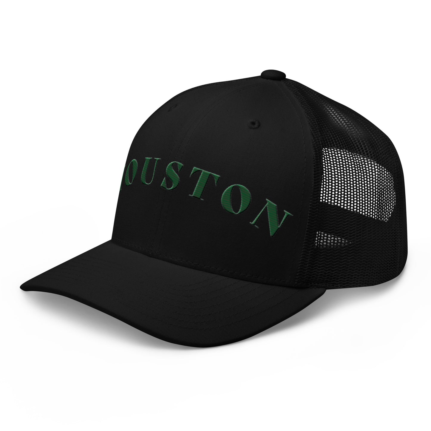 Houston Trucker Hat Black | Green