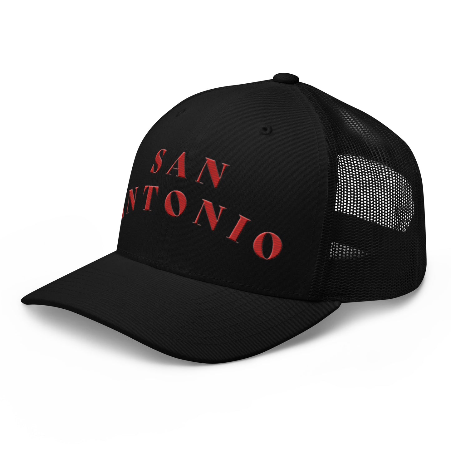 San Antonio Trucker Hat Black | Red